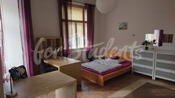 One spacious bedroom available in four bedroom female apartment in Buzulucká street, Hradec Králové - large-corner-room-1b