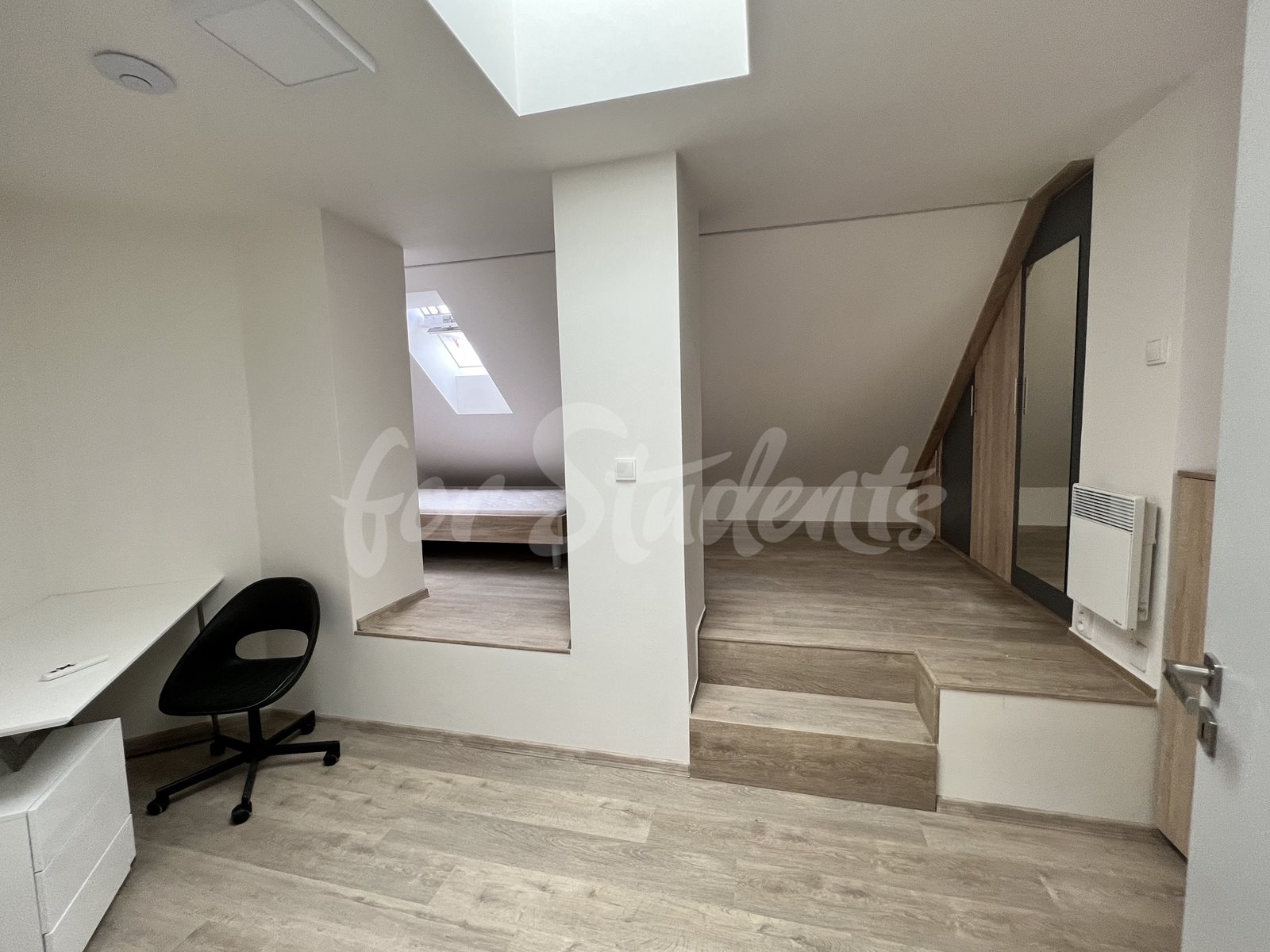 Brand new attic two bedroom apartment in New Town, Hradec Králové