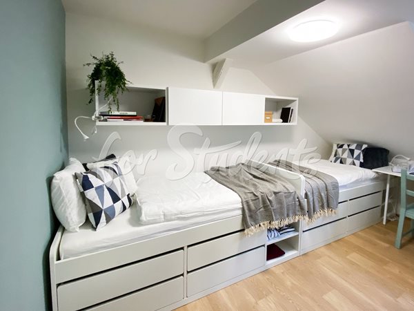 Three modern double rooms in the city center, Brno  - RB16/25