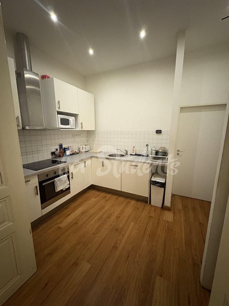 One room with a private bathroom in a spacious four bedroom apartment in the city center, Prague  - RP21/25