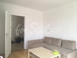 One room available in spacious two bedroom apartment with a terrace, Prague - livingroom