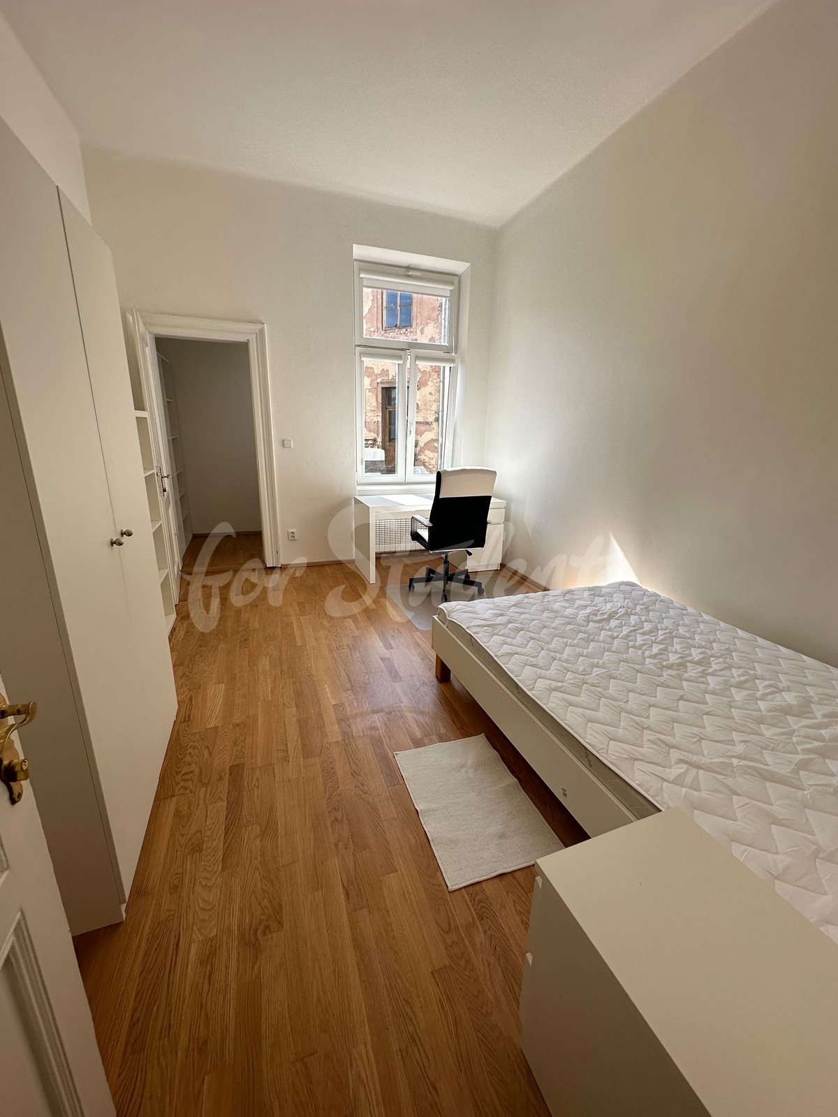 One room in three bedroom available in male 3bedroom apartment in a student's house in the center of town, Hradec Králové