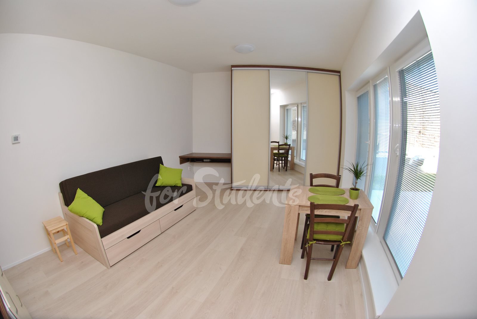 One bedroom apartment with a shared garden, Brno