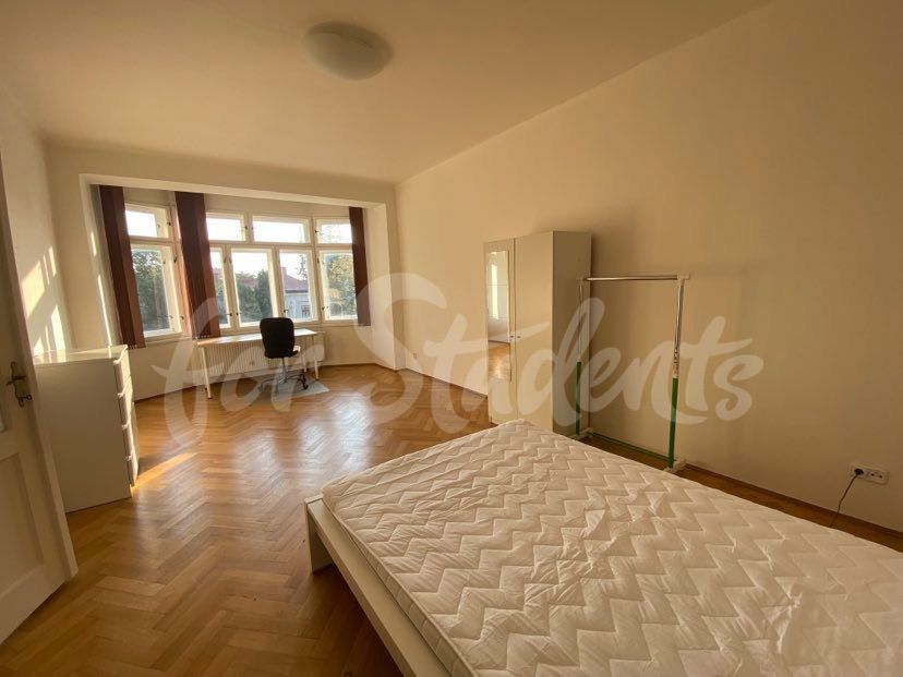 One bedroom available in a female three bedroom apartment in Divišova Street, Hradec Králové 