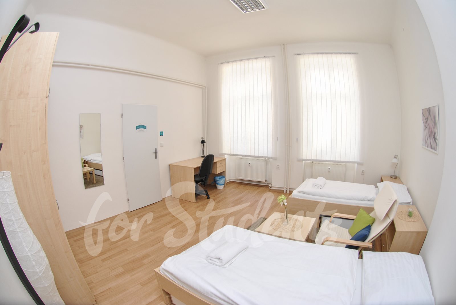 Place in a large double room in the city centre, Brno 