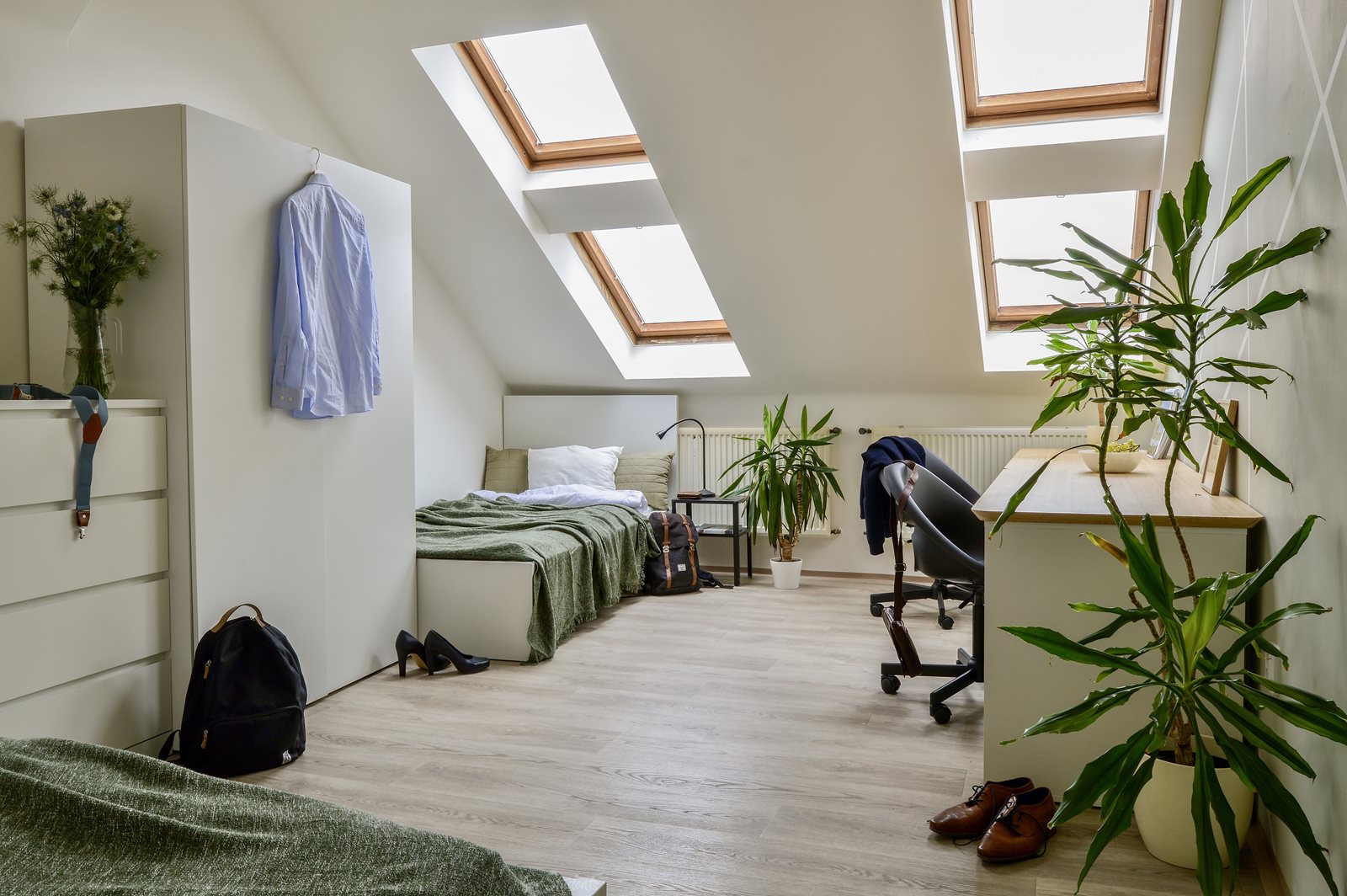 Lovely sunny loft-shared flat in the centre of Brno