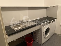 Rooms in a student's house, Prague  - Dormitory-WEST_Community-Kitchen-and-Laundry_C-(3)