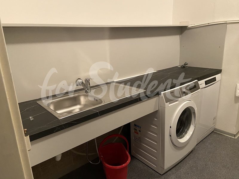 Rooms in a student's house, Prague  (file Dormitory-WEST_Community-Kitchen-and-Laundry_C-(3).jpg)