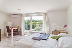 Trendy studio apartment in the city centre (Veveří district), Brno - e7c95bed46_Sunset4