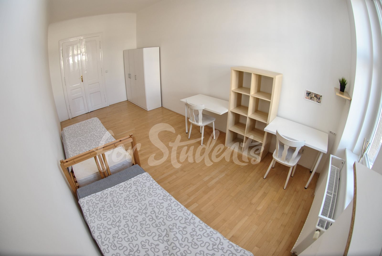 One bedroom available for female students in Kunzová, Brno 