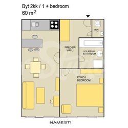 Spacious one bedroom apartment in the Old Town, Hradec Králové - 14