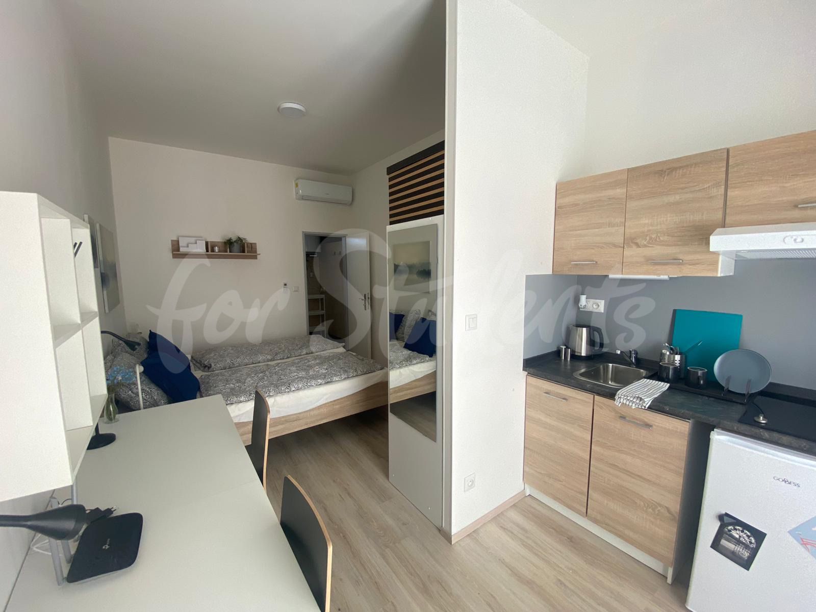 Studio apartment close to Brno city center.
