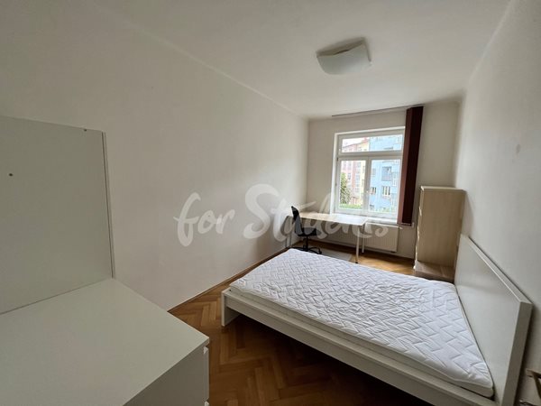One bedroom available in a female three bedroom apartment in Divišova Street, Hradec Králové  - R3/25