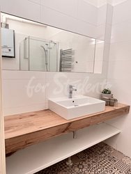 One bedroom available in two bedroom apartment in Budečská street, Prague - koupelna