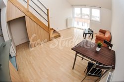 Apartment 2+kk maisonette to rent in Brno  - obyvak