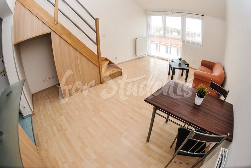 Apartment 2+kk maisonette to rent in Brno  (file obyvak.jpg)