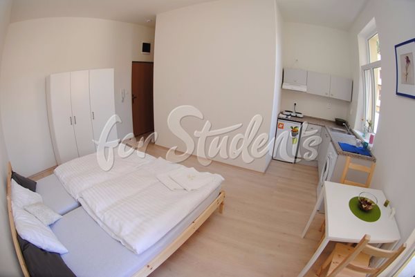 Nice studio apartment with balcony, Brno - B09/23