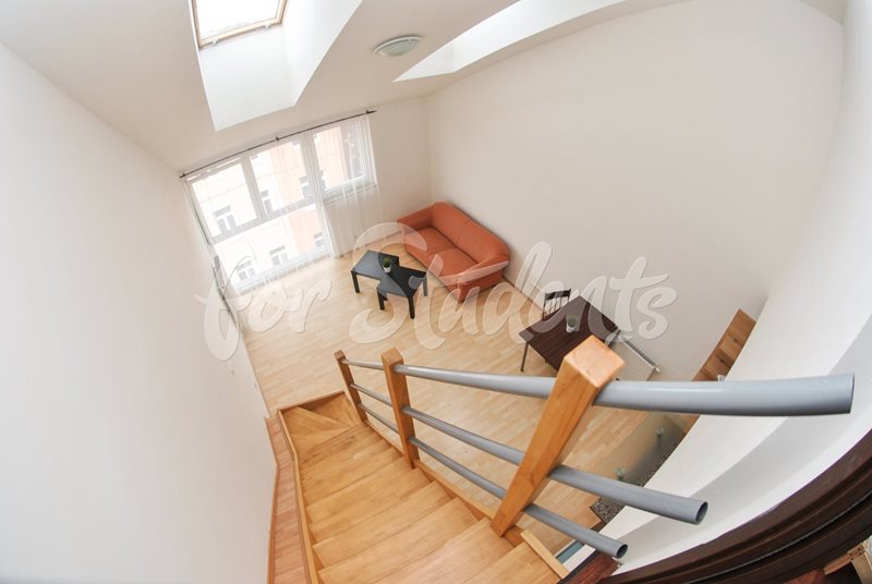 Apartment 2+kk maisonette to rent in Brno  (file obyvak2.jpg)