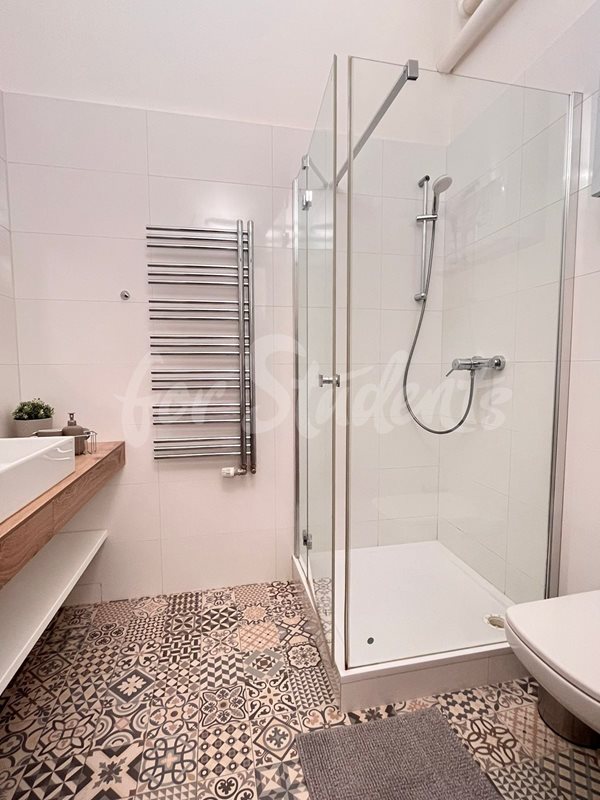 One bedroom available in two bedroom apartment in Budečská street, Prague (file koupelna-2.jpg)